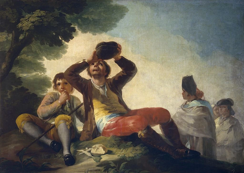 Francisco de Goya y Lucientes - 335, Il bevitore, Museo del Prado, Madrid